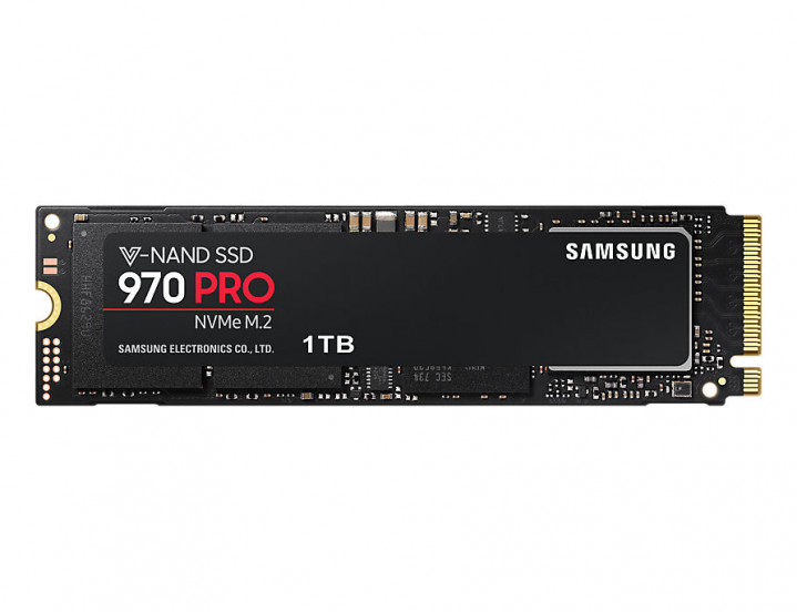 Dysk SSD Samsung 970 PRO 1000GB M.2 PCIe MZ-V7P1T0BW - widok frontu
