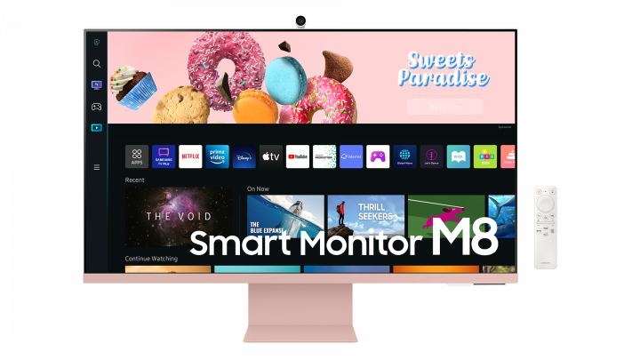 Monitor Samsung Smart M8 LS32BM80PUUXEN - widok frontu