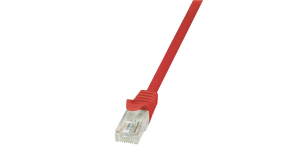 Patchcord LogiLink CAT 5e UTP 0,25m czerwony CP1014U