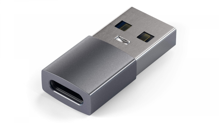 Adapter Satechi Aluminium Adapter gwiezdna szarość - ST-TAUCM