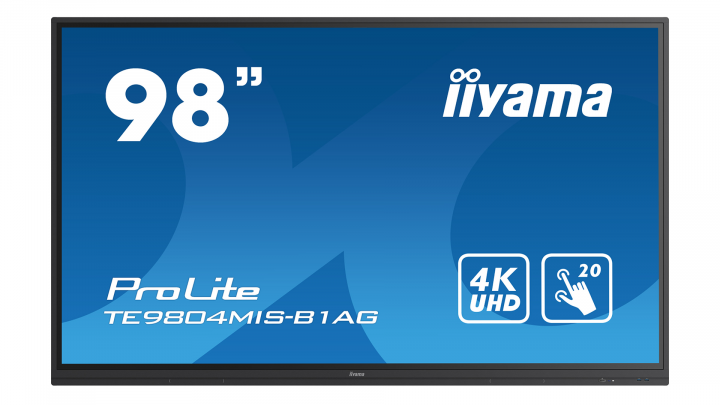 Monitor IIYAMA ProLite TE9804MIS-B1AG Touch - widok frontu