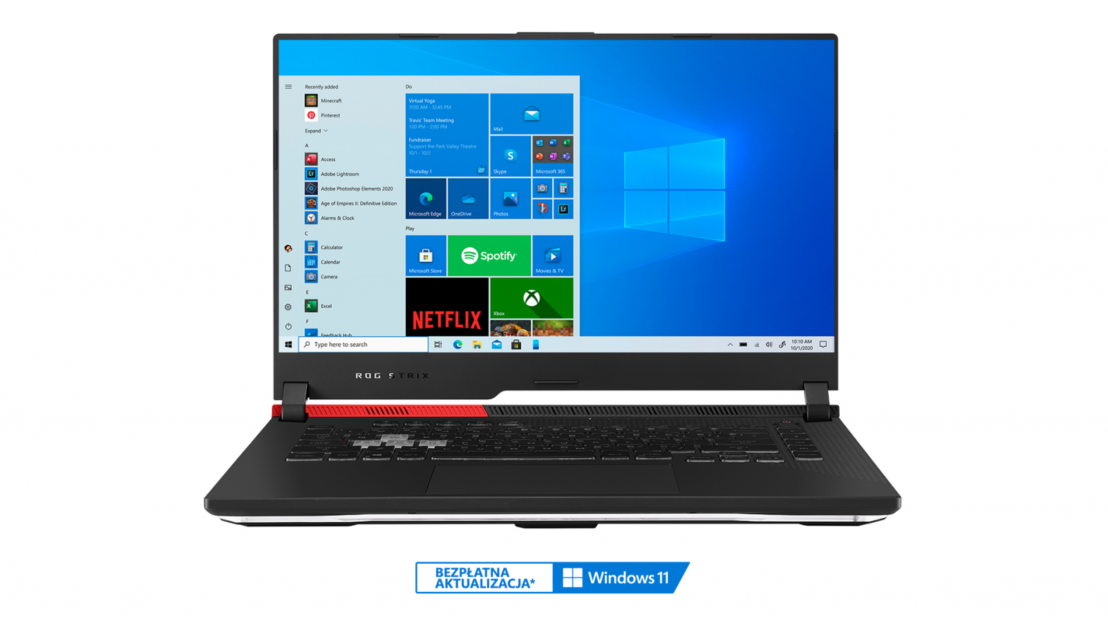 Laptop ASUS ROG Strix G15 G513QC-HN008T Ryzen 5 5600H/15,6FHD144Hz/16GB/512SSD/RTX3050/W10