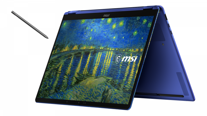 Laptop MSI Prestige 14 Flip AI+ Starry Night Over the Rhone Copilot 8
