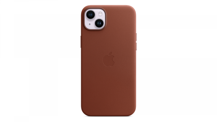 Etui Apple iPhone 14 Plus Leather Case MagSafe Umber MPPD3ZMA 3