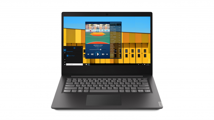 Laptop Lenovo IdeaPad S145-14API czarny - widok frontu