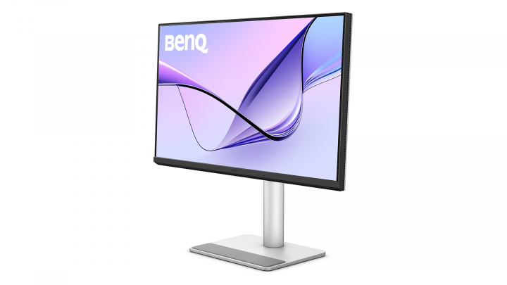 Monitor BenQ MA270U 9H.LMWLB.QBE 27" 4K UHD IPS USB-C Dock 90W - widok frontu prawej strony