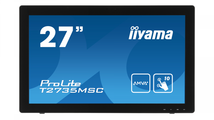 Monitor z dotykowym ekranem IIYAMA ProLite T2735MSC-B2 - widok frontu