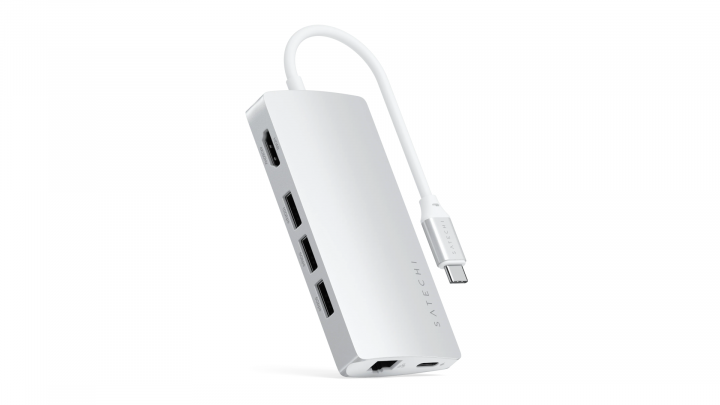 Adapter Satechi Aluminum Multiport V2 srebrny - ST-TCMA2S 2