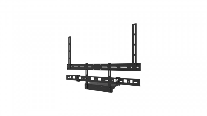 Uchwyt ścienny z półką Neomounts AV60-500BL od 43" do 110" 8KG 200x200-800x600 3