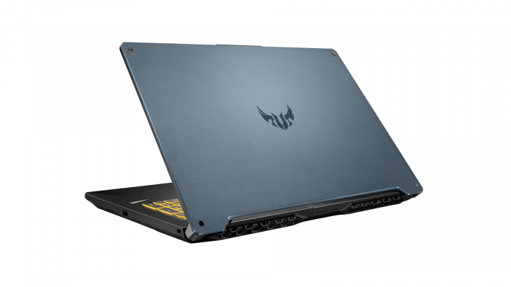 Laptop Asus TUF Gaming F17 FX706LI-H7114T - widok tyłu prawej strony