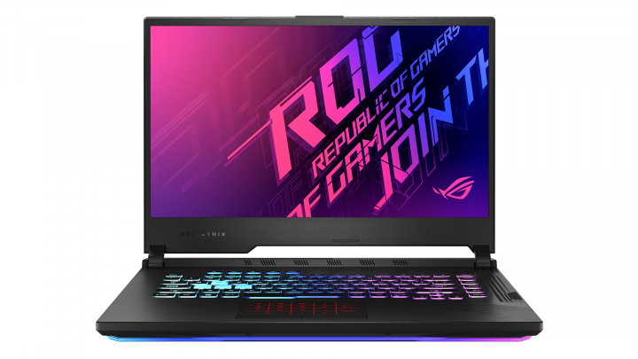 Laptop Asus ROG G512LU czarny - widok frontu