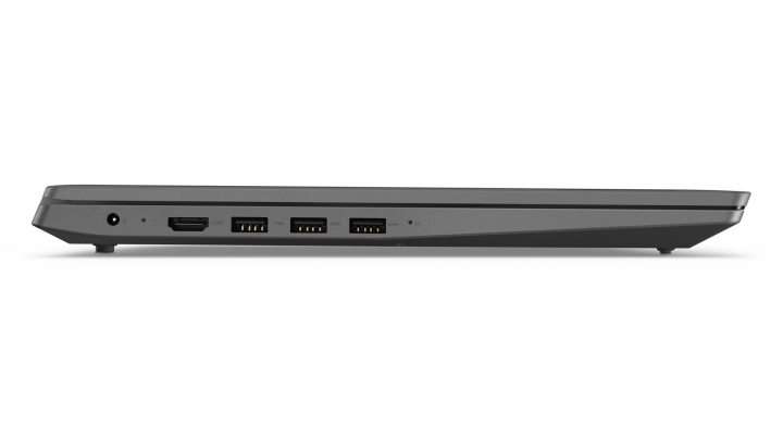 Laptop Lenovo Essential V15 IIL szary - widok lewej strony