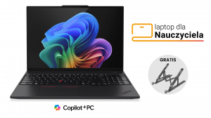 Laptop dla Nauczyciela Lenovo ThinkPad T16 Gen 4 21QN0021PB Ryzen AI 5 PRO 340 16" WUXGA_LP 32GB 512SSD Int W11Pro