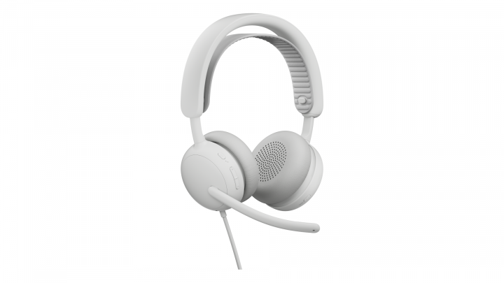 Słuchawki przewodowe Logitech Zone Wired 2 MS Teams białe - 981-001617