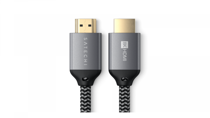Kabel Satechi HDMI 2.1 8K60Hz/4K120Hz 2m gwiezdna szarość- ST-8KHC2MM 2