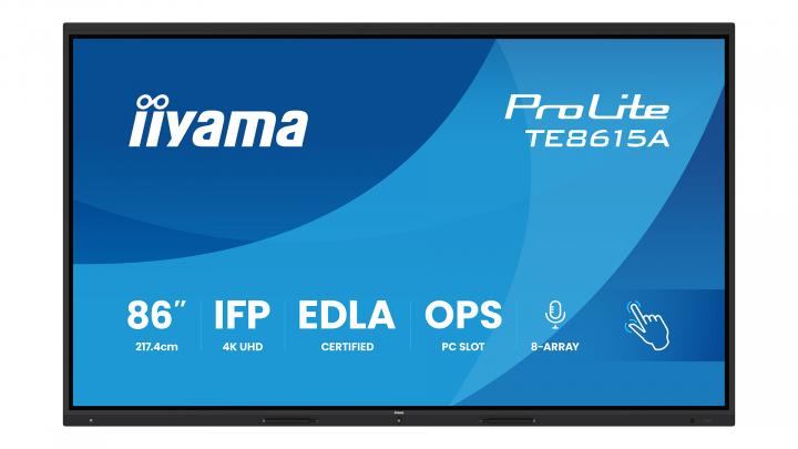 Monitor interaktywny iiyama ProLite TE8615A-B1AG 1