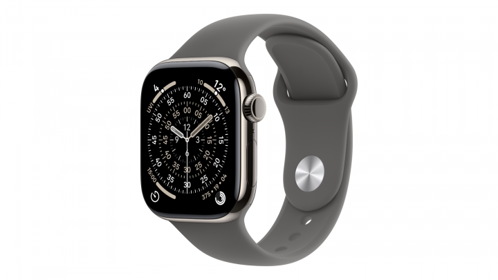 Smartwatch Apple Watch Series 11 GPS + Cellular, koperta 42 mm z tytanu w kolorze naturalnym, pasek sportowy w kolorze górskiej 2