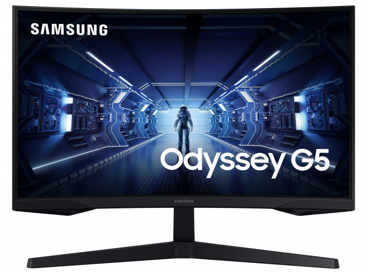Monitor Samsung Odyssey G5 LC27G55TQWUXEN - widok frontu