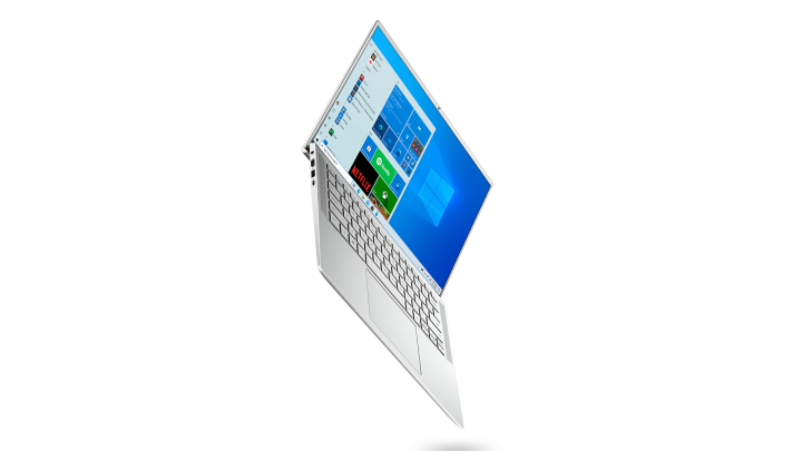 Laptop Dell Inspiron 7400 W10H-otwarty
