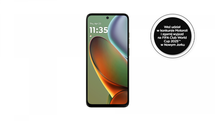 Smartfon Motorola moto g15 PE zielony FIFA