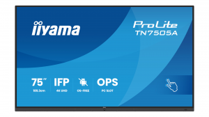 Monitor interaktywny iiyama TN7505A-B1AG 75" 4K UHD IPS