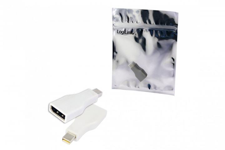 Adapter LogiLink mini DP - DP CV0039 - widok frontu