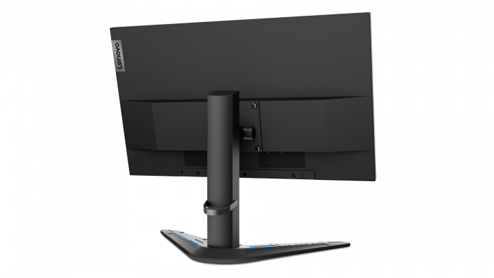 Monitor Lenovo G27qe-20 27 QHD 66E1GAR1EU - widok z tyłu prawej strony