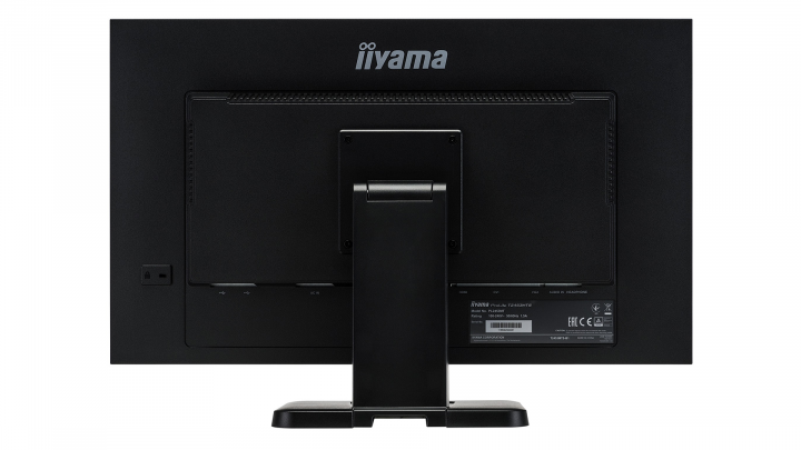 Monitor z dotykowym ekranem IIYAMA ProLite T2453MTS-B1 - widok z tyłu