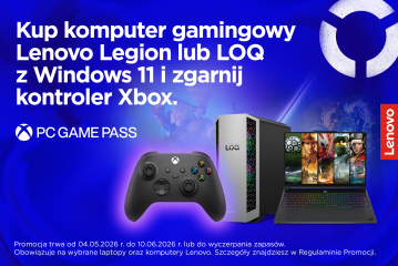 Kup komputer gamingowy Lenovo Legion lub LOQ z Windows 11 i zgarnij kontroler Xbox. 9
