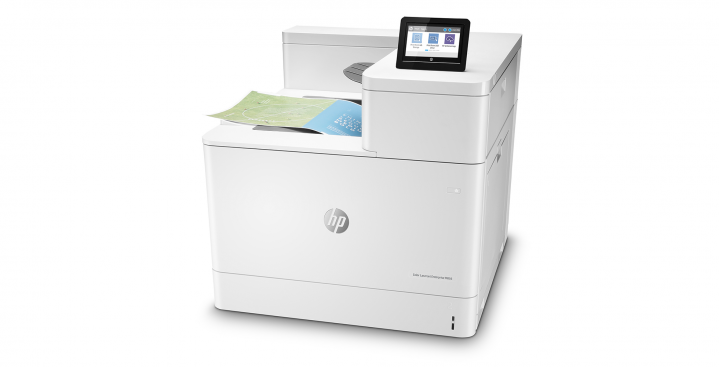 color-laserjet-enterprise-m856dn przód front lewo