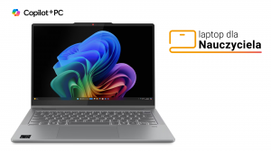 Laptop 2w1 dla Nauczyciela Lenovo IdeaPad 5 14Q8X9 83GH002DPB X Plus X1P-42-100 Touch 14" WUXGA OLED 16GB 512SSD W11 ARM
