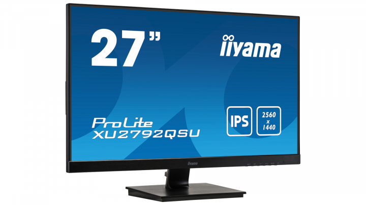 Monitor IIYAMA ProLite XU2792QSU-B1 - widok frontu lewej strony