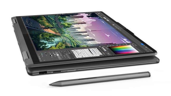 Laptop 2w1 Lenovo Yoga 7 14AHP9 W11H Storm Grey (Lenovo Digital Pen&Yoga 14-inch Sleeve) + Tablet M8 ZAD00069PL Bon 5