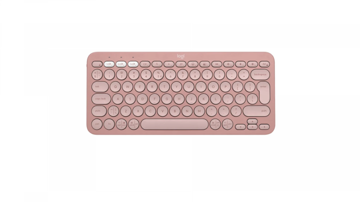 Klawiatura bezprzewodowa Logitech Pebble Keys 2 K380s różowa 920-011853