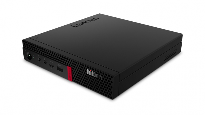 Komputer Lenovo ThinkCentre M630e Tiny - widok frontu prawej strony