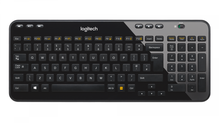 Klawiatura bezprzewodowa Logitech K360 czarna 920-003082
