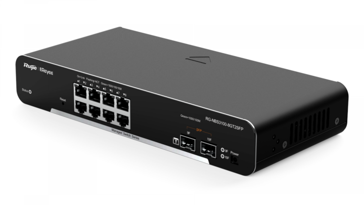 Switch Ruijie Reyee RG-NBS3100-8GT2SFP 8-port GE 2x1Gb SFP Ext PSU 4
