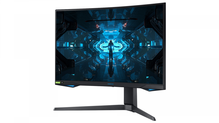 Monitor Samsung Odyssey G7 LC27G75TQSRXEN - widok frontu prawej strony