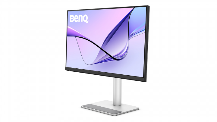 Monitor BenQ MA270S 9H.LNYLA.TBE 27" 5K UHD+ IPS USB-C Dock 90W - widok frontu prawej strony