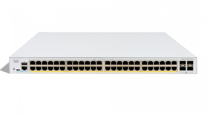 Switch Cisco C1300X-48P-4X 48-port GE PoE++ 740W 4x25Gb SFP28 - Delkom ...