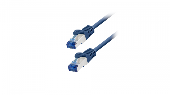 Patchcord LogiLink CAT 6A S/FTP niebieski