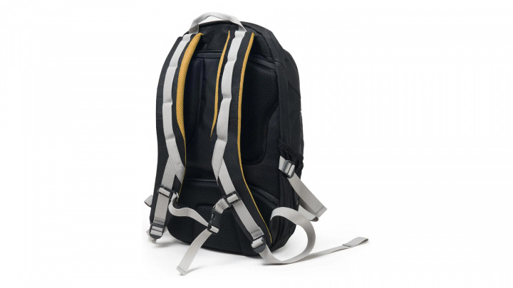 Plecak do laptopa DICOTA Active D31048 156 czarno żółty tył prawa strona