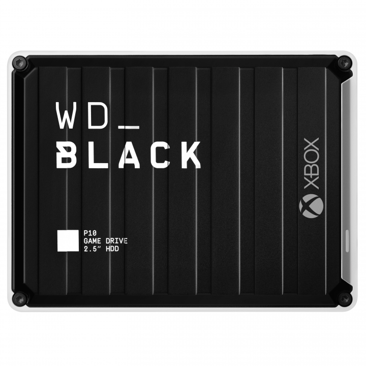 Dysk zewnętrzny WD P10 GAME DRIVE 2,5 dla XBOX czarny - widok frontu