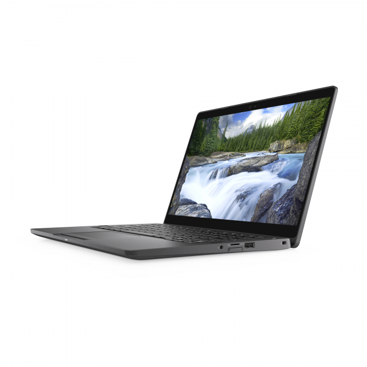 Laptop Dell 2w1 Latitude 5300 czarny - widok frontu prawej strony