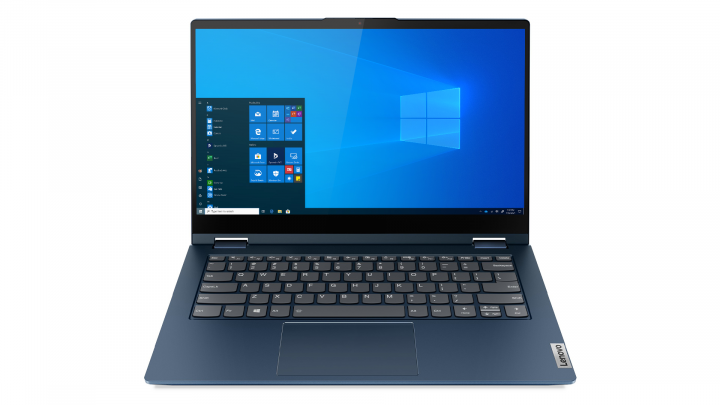 Laptop Lenovo ThinkBook 14s Yoga niebieski widok frontu