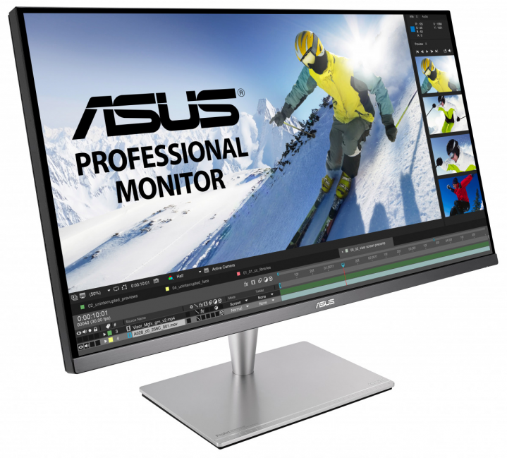 Monitor Asus PA32UC-K - widok frontu lewej strony