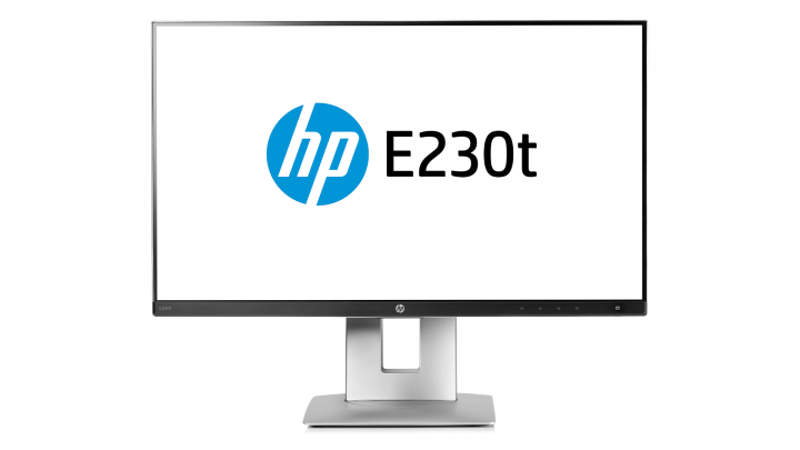 Monitor HP E230t W2Z50AA EliteDisplay z dotykowym ekranem - widok frontu