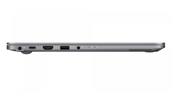 Laptop ASUSPRO P5440FA szary - widok lewej strony