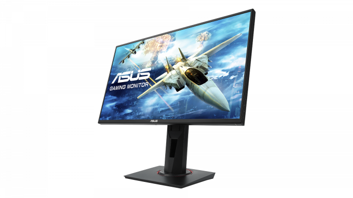 Monitor Asus VG258QR - widok frontu prawej strony