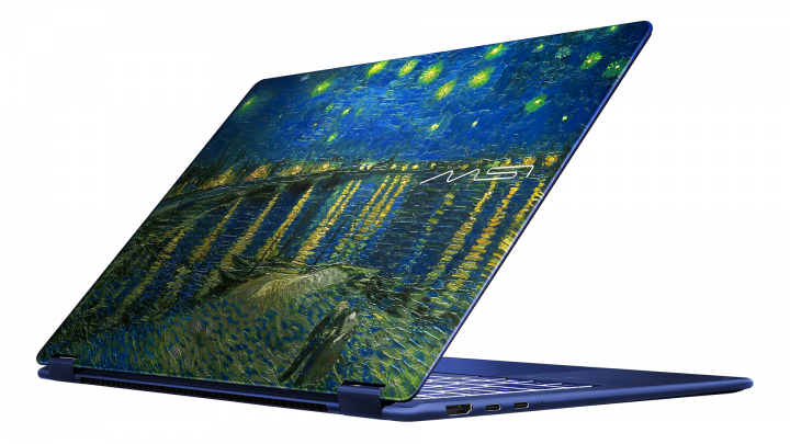 Laptop MSI Prestige 14 Flip AI+ Starry Night Over the Rhone Copilot 13